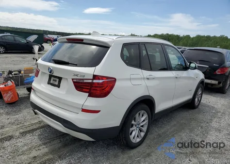 2015 BMW X3 xDrive28I из США, поврежденный, VIN 5UXWX9C55F0D53068